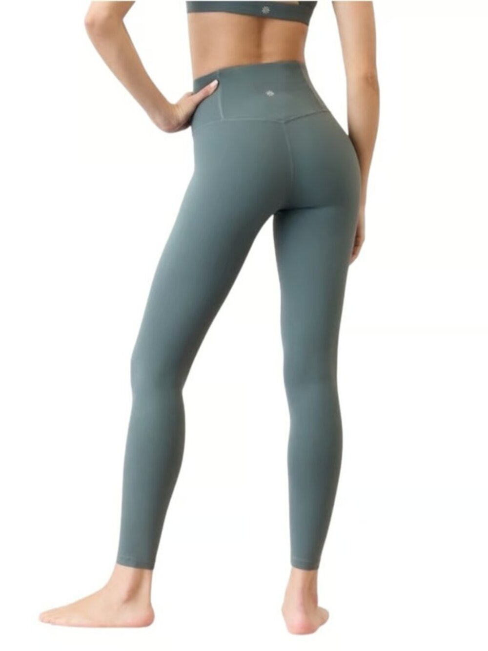 Athleta Elation Ultra High Rise 7/8 Leggings – Size L, Eden
